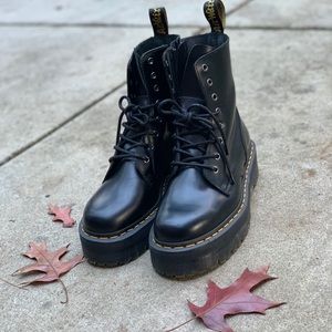 Black Dr. Martens Jadon size 10 women’s